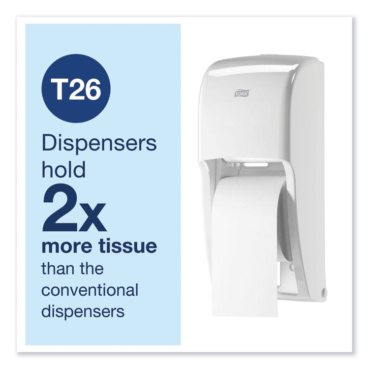 Advanced High Capacity Bath Tissue, Septic Safe, 2-Ply, White, 1,000 Sheets/Roll, 36 Rolls/Carton