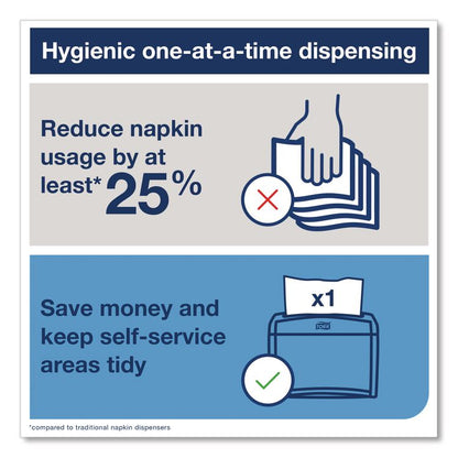 Xpressnap Interfold Dispenser Napkins, 1-Ply, Bag-Pack, 13 x 8.5, White, 6,000/Carton