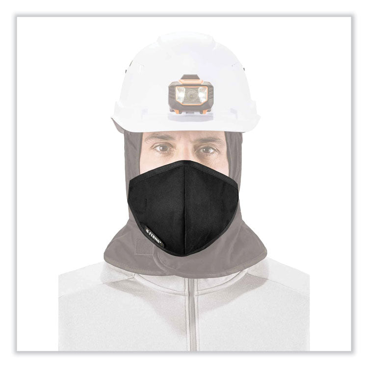 N-Ferno 6870 2-Layer Thermal Mouthpiece, Fleece/Cotton, Black, One Size Fits Most