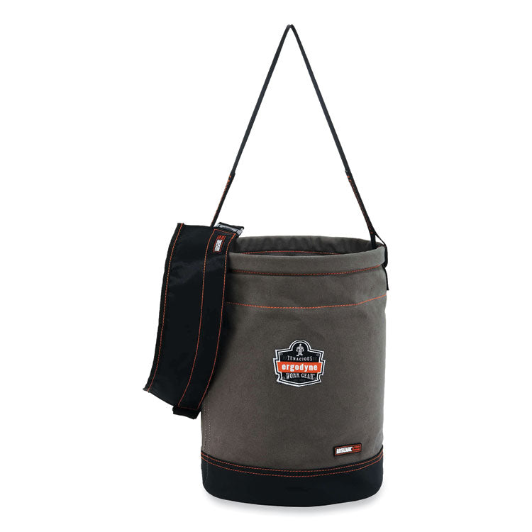 Arsenal 5930T Web Handle Canvas Hoist Bucket and Top, 150 lb, Gray