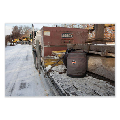 Arsenal 5935 Extra-Large Web Handle Canvas Hoist Bucket, 150 lb, Gray