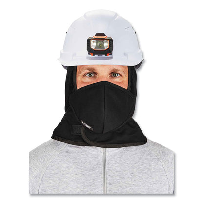 N-Ferno 6871 2-Layer Winter Liner + Mouthpiece Kit, Fleece/Cotton, One Size Fits Most, Black