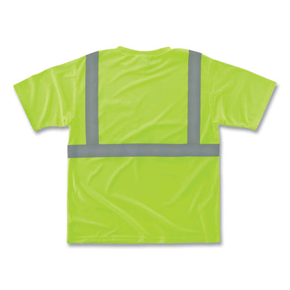 GloWear 8289 Class 2 Hi-Vis T-Shirt,  Lime, X-Large