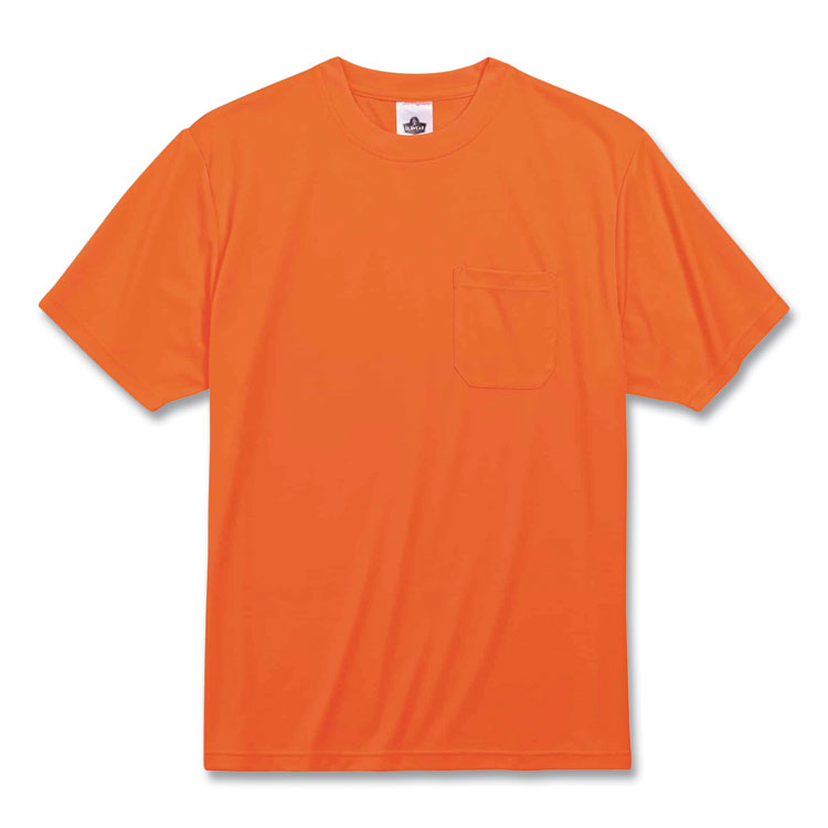GloWear 8089 Non-Certified Hi-Vis T-Shirt, Small, Orange