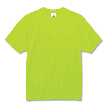 GloWear 8089 Non-Certified Hi-Vis T-Shirt, 3X-Large, Lime