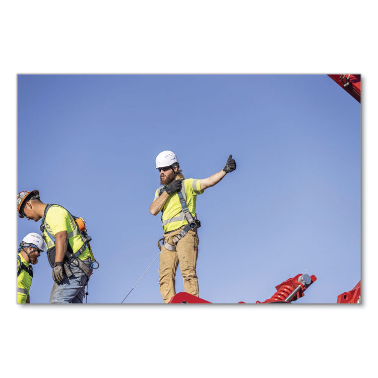GloWear 8289 Class 2 Hi-Vis T-Shirt, Lime, Medium