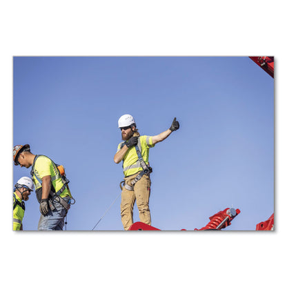 GloWear 8289 Class 2 Hi-Vis T-Shirt, Lime, Medium