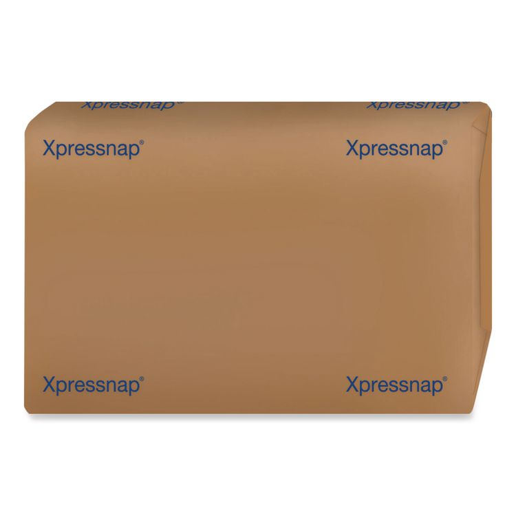 Xpressnap Interfold Dispenser Napkins, 1-Ply, Bag-Pack, 13 x 8.5, White, 6,000/Carton
