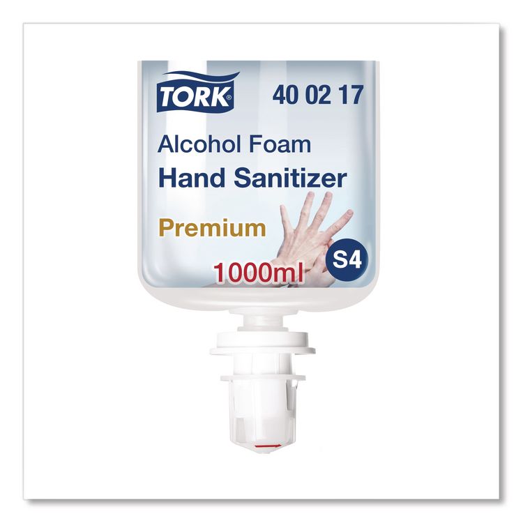 Premium Alcohol Foam Hand Sanitizer, 1 L Bottle, Unscented, 6/Carton