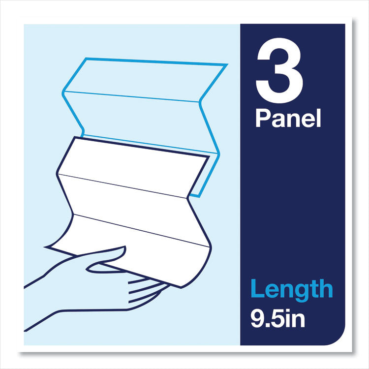Advanced Multifold Hand Towel, 1-Ply, 9 x 9.5, White, 250/Pack, 16 Packs/Carton