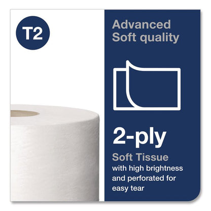 Advanced Mini-Jumbo Roll Bath Tissue, Septic Safe, 2-Ply, 3.48" x 751 ft, White, 12 Rolls/Carton