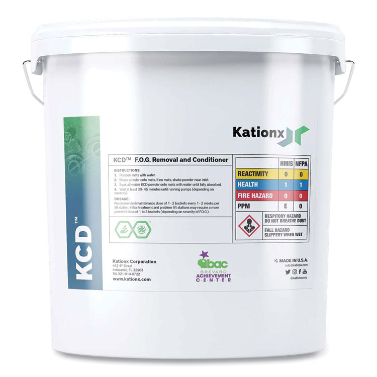 7930017000768, SKILCRAFT KCD Wastewater Lift Station and Collection System Sewer Cleaner, Unscented, 5 gal Bucket