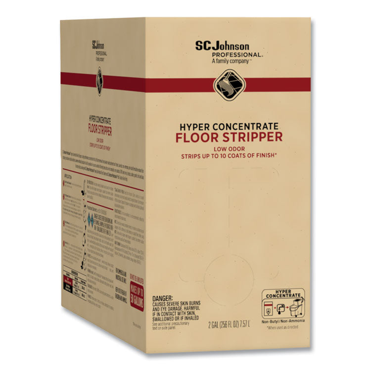 Hyper Concentrate Floor Stripper, 2 gal Bag-in-Box