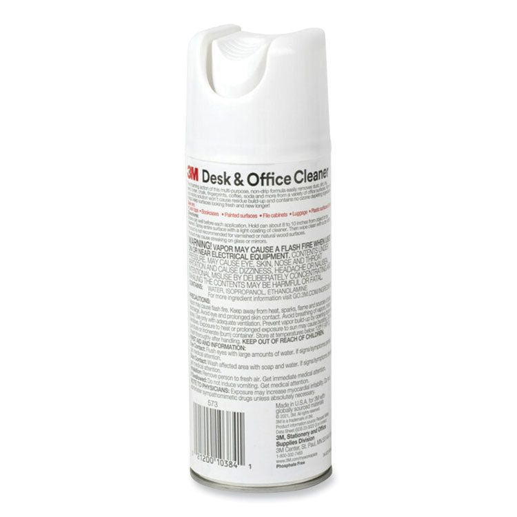 Desk and Office Spray Cleaner, Unscented, 15 oz Aerosol Spray