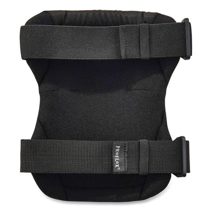 ProFlex 315 Abrasion-Resistant Knee Pads, Long Textured White Hard Cap, Buckle Closure, Pair