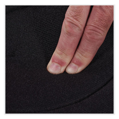 ProFlex 335 Slip-Resistant Rubber Cap Knee Pads, Buckle Closure, One Size Fits Most, Black Cap, Pair