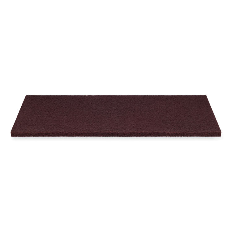 Surface Preparation Pad Plus, 20 x 14, Maroon, 5/Carton