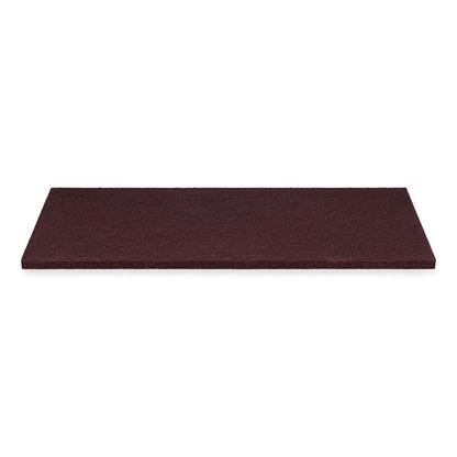 Surface Preparation Pad Plus, 20 x 14, Maroon, 5/Carton
