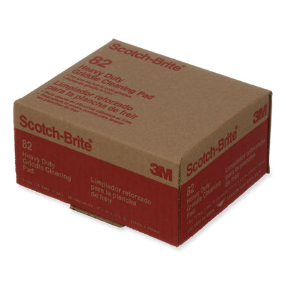 Heavy Duty Griddle Pad, 4.5" x 5.5", 5 mm Thick, Brown, 40/Carton