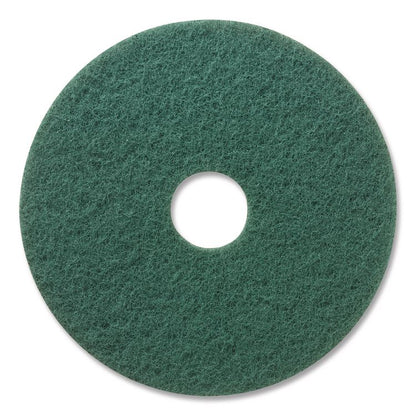 Niagara Green Scrubbing Pad, 17" Diameter, Green, 5/Carton