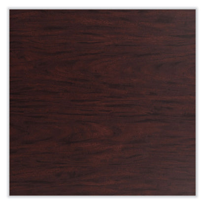 Cafe Table, 36" Diameter x 30h, Round Top/Base, Mahogany Top, Black Base