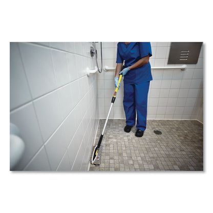 HYGEN MF Flexi Frame Scrubber Mop Covers, Microfiber, 8.3 x 8.3, Yellow, 12/Carton