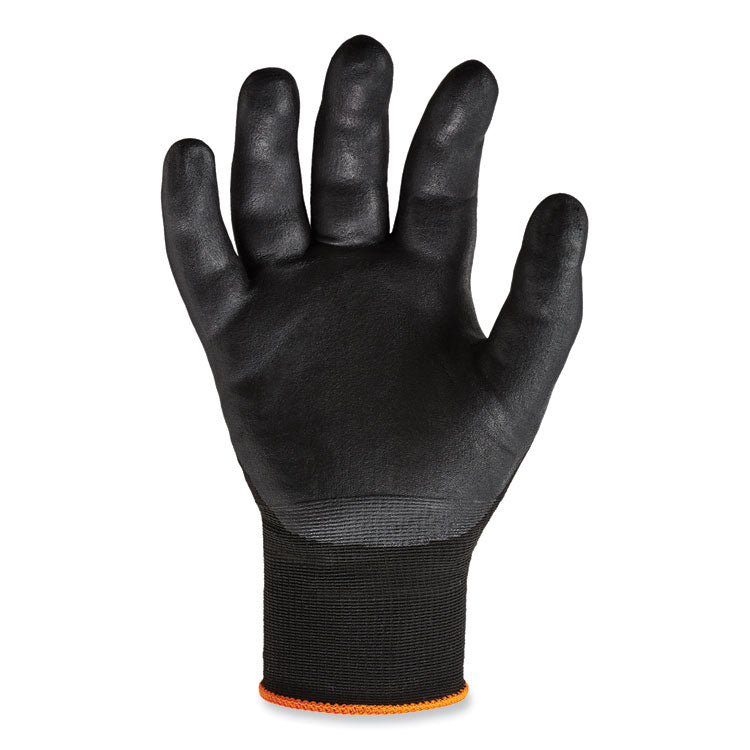 ProFlex 7001 Nitrile-Coated Gloves, EN388: 4121X, 8.5" Long, Medium, Black, Pair