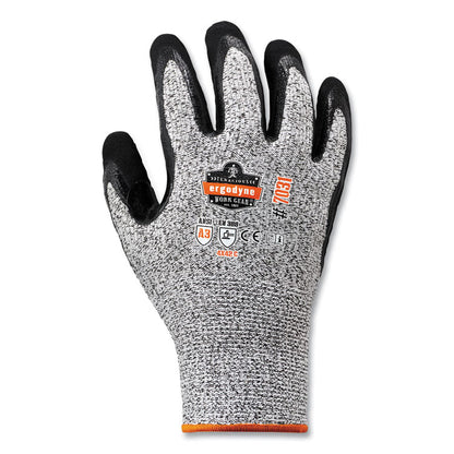 ProFlex 7031-CASE ANSI A3 Nitrile-Coated CR Gloves, EN388: 4X42C, 9.5" Long, Medium, Gray, 144 Pairs/Carton