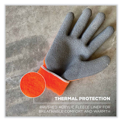 ProFlex 7401-CASE Coated Lightweight Winter Gloves, EN388: 2131X, 11" Long, 2X-Large, Orange, 144 Pairs/Carton