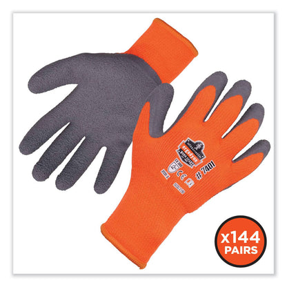 ProFlex 7401-CASE Coated Lightweight Winter Gloves, EN388: 2131X, 11" Long, 2X-Large, Orange, 144 Pairs/Carton