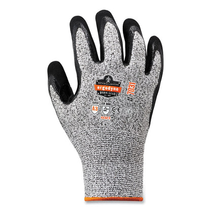 ProFlex 7031 ANSI A3 Nitrile-Coated CR Gloves, EN388: 4X42C, 9.5" Long, Medium, Gray, Pair