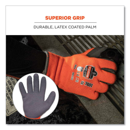 ProFlex 7401-CASE Coated Lightweight Winter Gloves, EN388: 2131X, 11" Long, 2X-Large, Orange, 144 Pairs/Carton