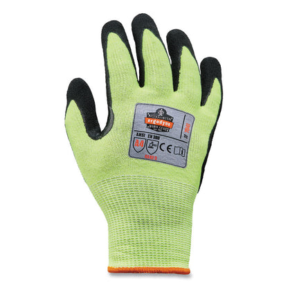 ProFlex 7041 ANSI A4 Nitrile-Coated CR Gloves, EN388: 4X42D, 12" Long, 2X-Large, Lime, Pair