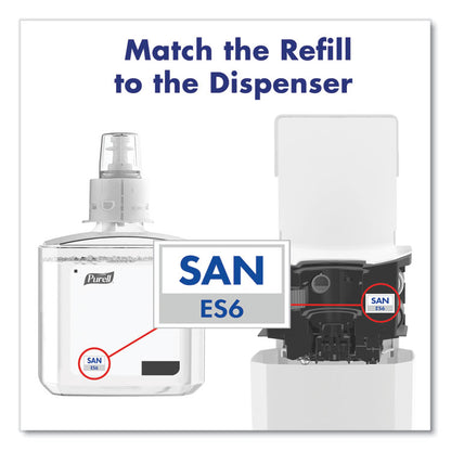 ES6 Touch Free Hand Sanitizer Dispenser, 1,200 mL, 5.25 x 8.56 x 12.13, White