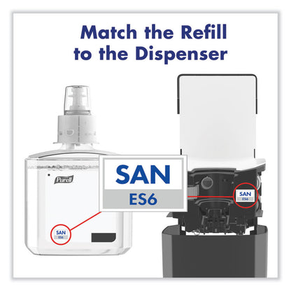 ES6 Touch Free Hand Sanitizer Dispenser, 1,200 mL, 5.25 x 8.56 x 12.13, Graphite