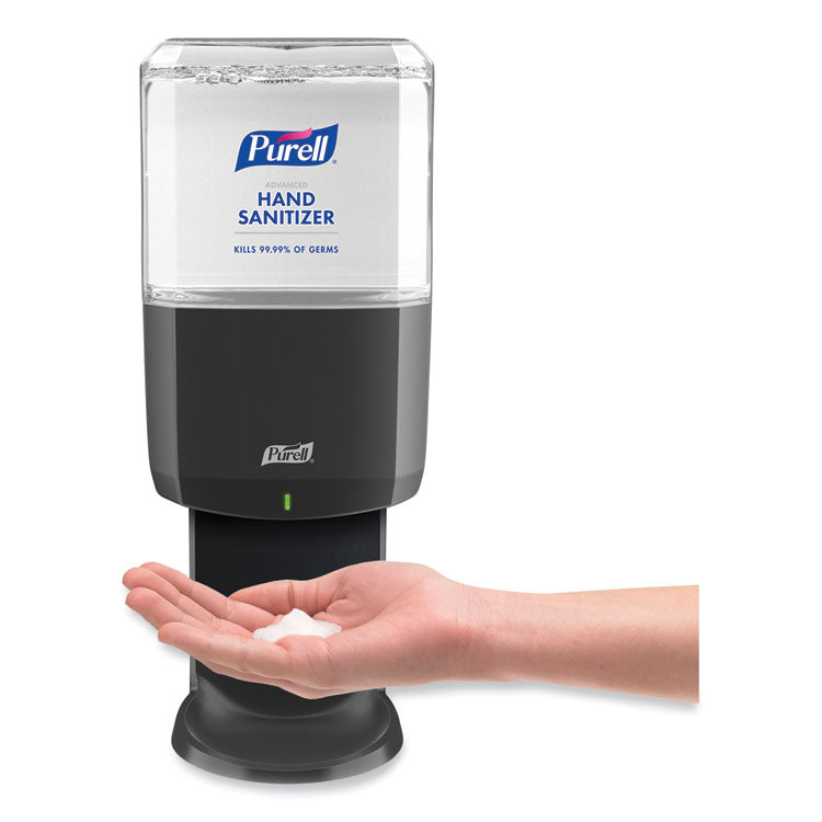 ES6 Touch Free Hand Sanitizer Dispenser, 1,200 mL, 5.25 x 8.56 x 12.13, Graphite