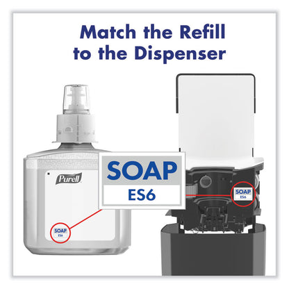ES6 Soap Touch-Free Dispenser, 1,200 mL, 5.25 x 8.8 x 12.13, Graphite