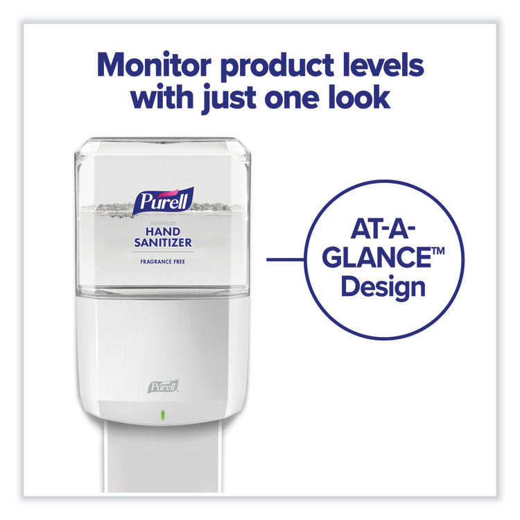 ES6 Touch Free Hand Sanitizer Dispenser, 1,200 mL, 5.25 x 8.56 x 12.13, White