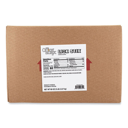 Lick Stix Suckers, Randomly Assorted Flavors, 5 lb Bag