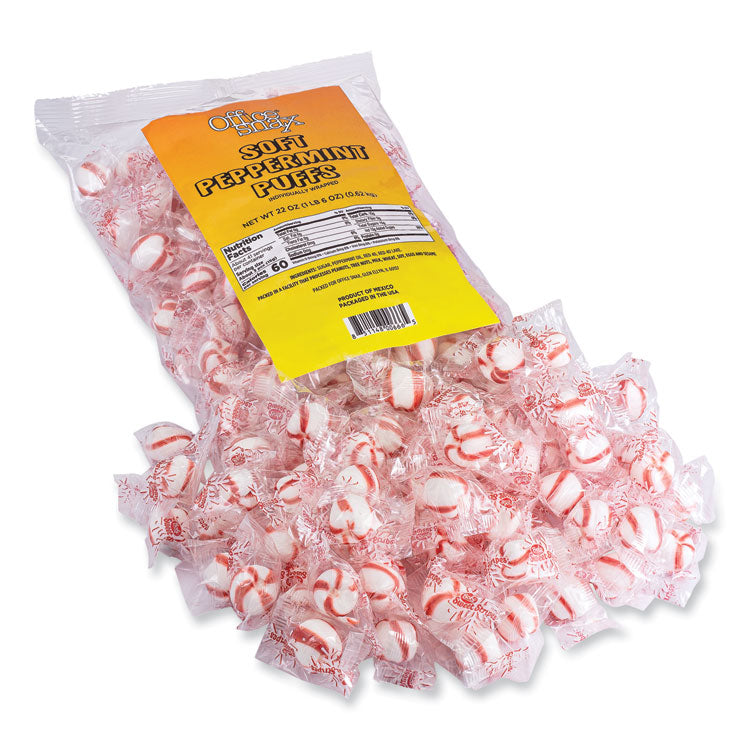Candy Assortments, Soft Peppermint Puffs, 22 oz Bag