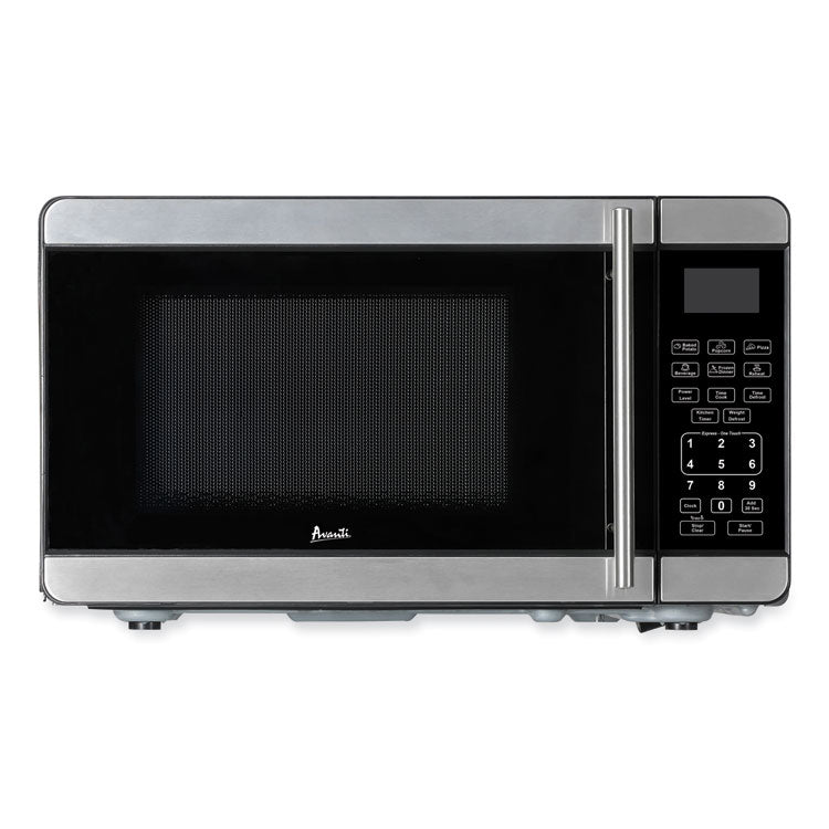 0.7 cu ft Microwave Oven, 700 W, Stainless Steel
