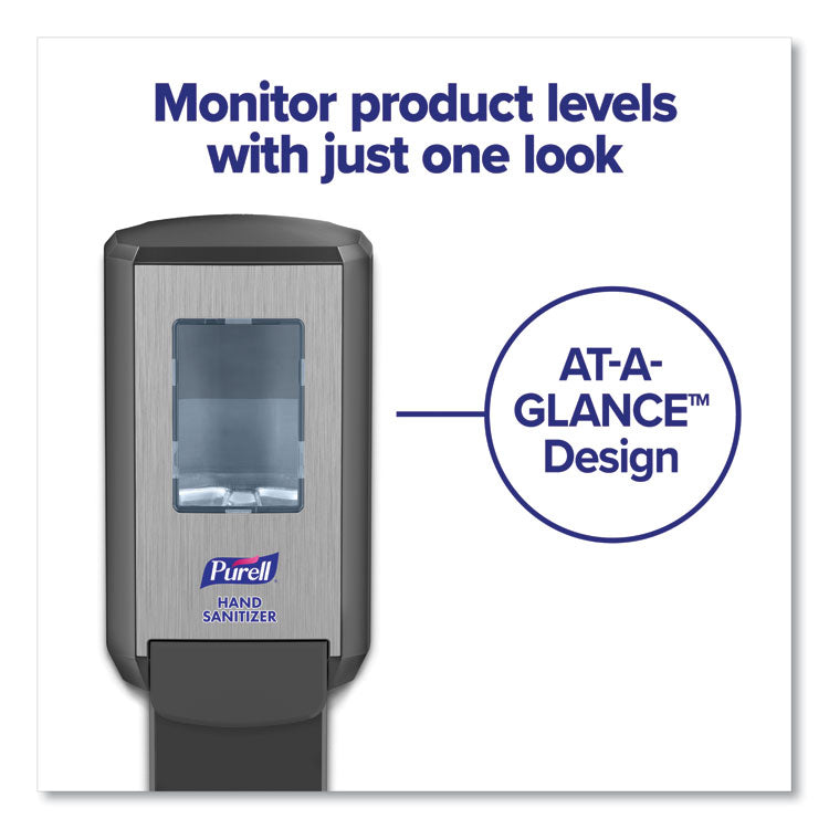 CS4 Hand Sanitizer Dispenser, 1,200 mL, 4.88 x 8.19 x 11.38, Graphite