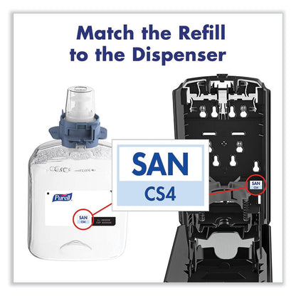 CS4 Hand Sanitizer Dispenser, 1,200 mL, 4.88 x 8.19 x 11.38, Graphite