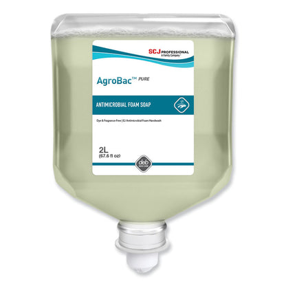 AgroBac Pure Foaming Hand Soap Refill, Unscented, 2 L, 4/Carton