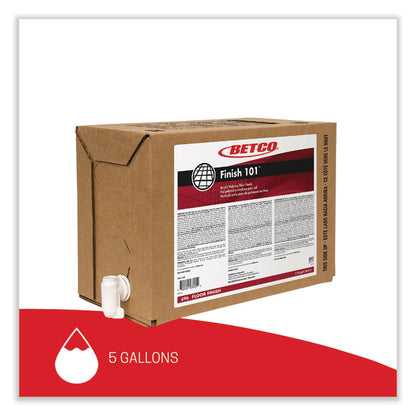 Finish 101 Floor Finish,  5 gal Bag-in-Box