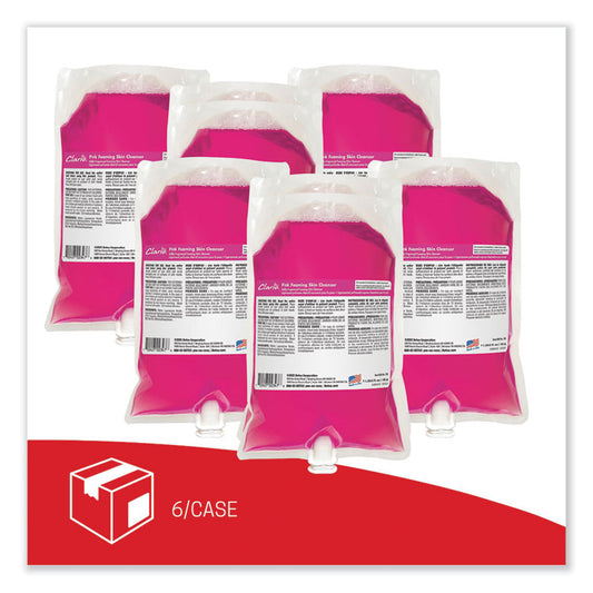 Pink Foaming Skin Cleanser Refill, Fresh Scent, 1,000 mL, 6/Carton