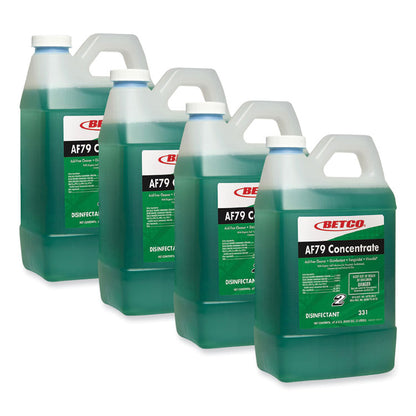AF79 Acid-Free FastDraw Bathroom Cleaner Concentrate, Ocean Breeze Scent, 2 L Bottle, 4/Carton