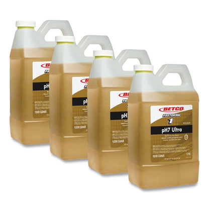 pH7 Ultra Neutral FastDraw Cleaner, Lemon Scent, 2 L Bottle, 4/Carton