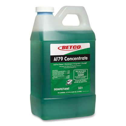 AF79 Acid-Free FastDraw Bathroom Cleaner Concentrate, Ocean Breeze Scent, 2 L Bottle, 4/Carton