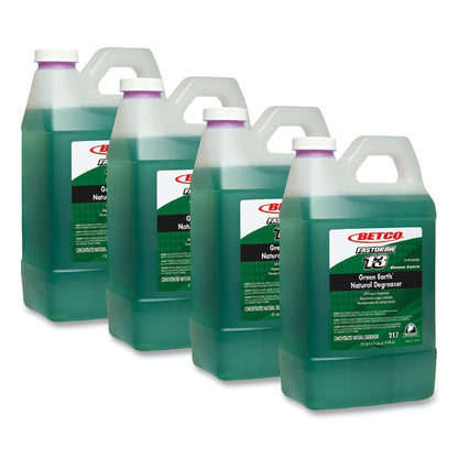 Green Earth Natural FastDraw Degreaser, 2 L Bottle, 4/Carton